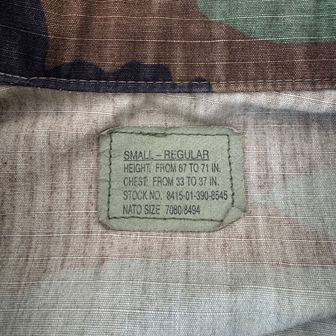 US Army 미군 우드랜드 카모 셔츠 자켓 (S) 상품이미지5