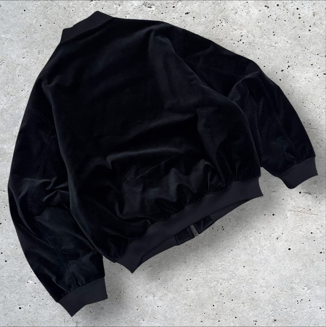 [L] 아디다스 벨벳 블랙 봄버 자켓 B969 상품이미지2
