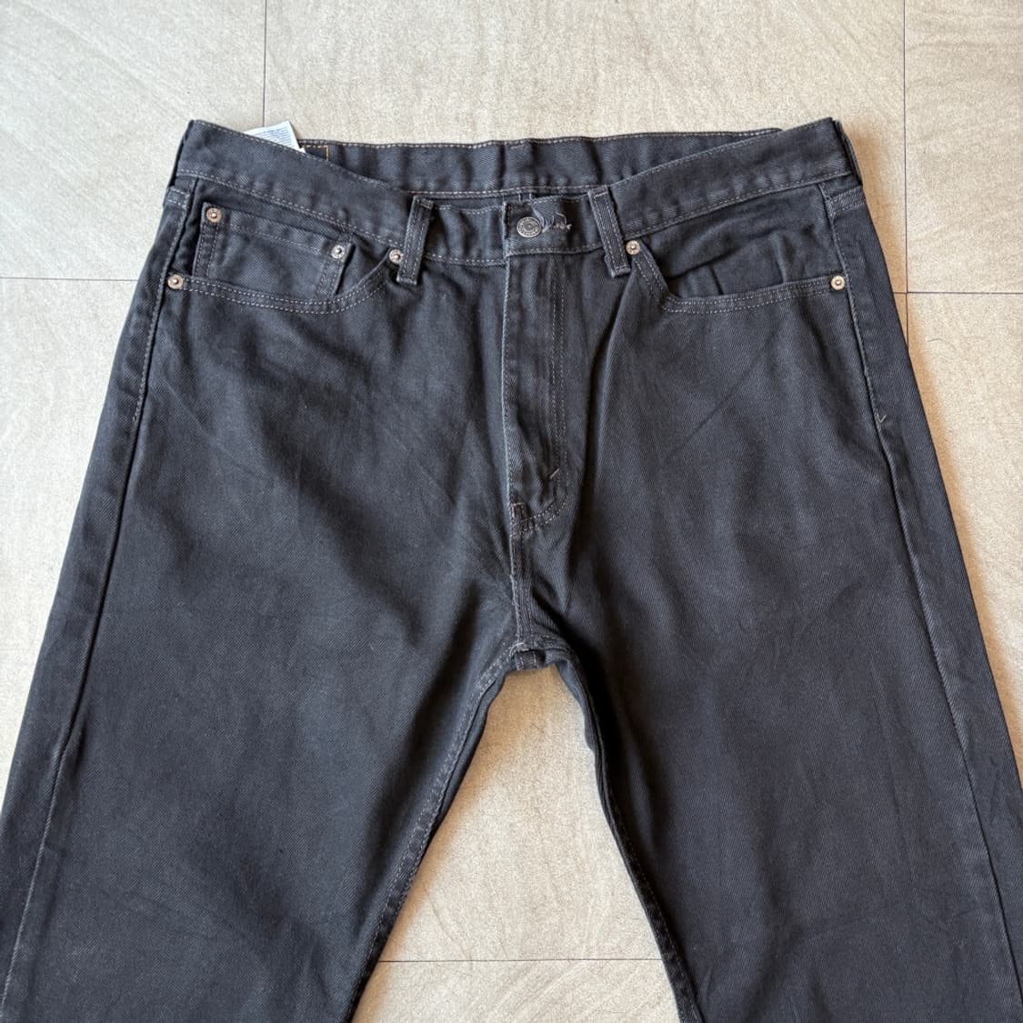 리바이스 정품 505 데님 블랙 팬츠 바지 상품이미지2