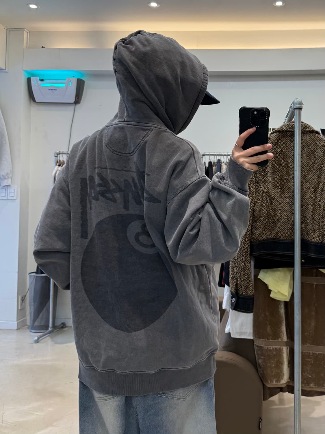 스투시 에잇볼 피그먼트다잉 후드 상품이미지6