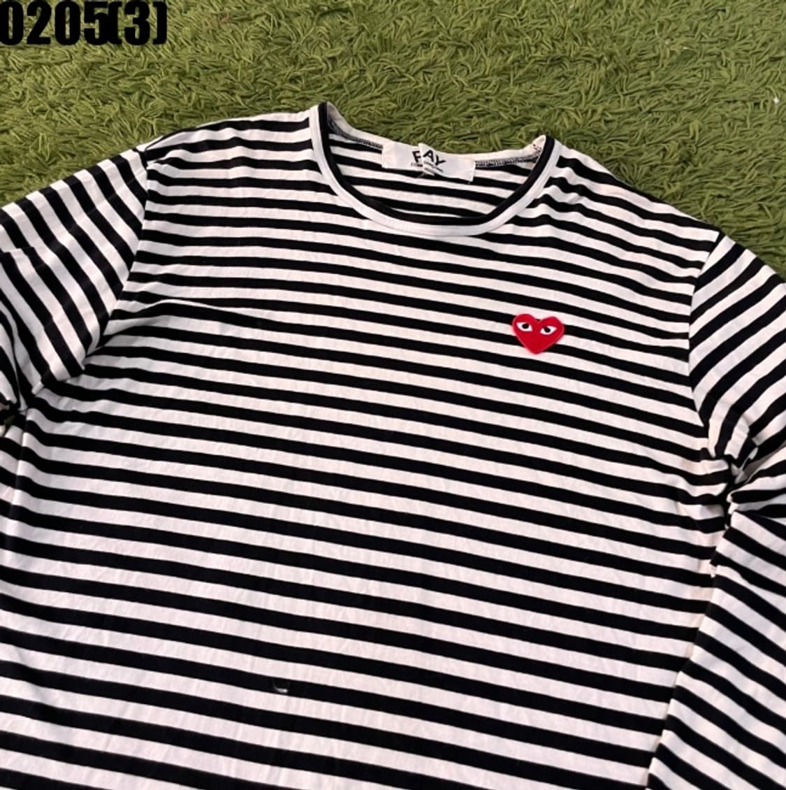 꼼데가르송 스트라이프 긴팔티셔츠 상품이미지2