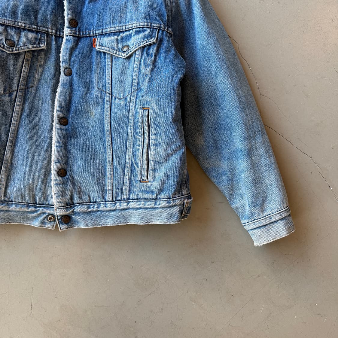 85s 리바이스 오렌지탭 쉐르파 트러커 자켓 상품이미지2