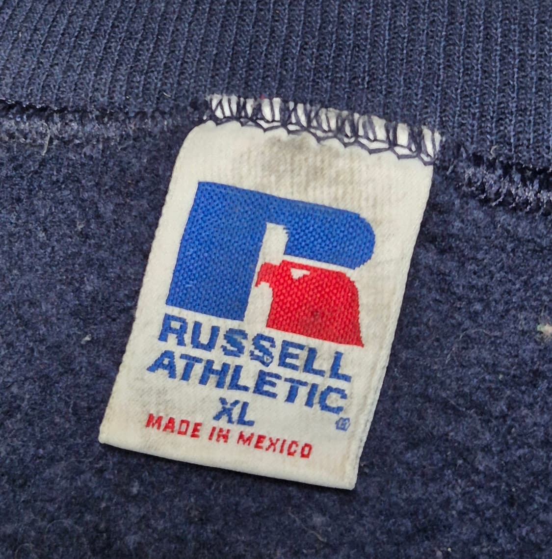 [XL] 90s MEXICO Made 러셀 네이비 스웻  -336 상품이미지3