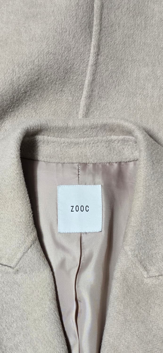 ZOOC 캐시미어 모 혼방 롱코트 55사이즈 상품이미지3