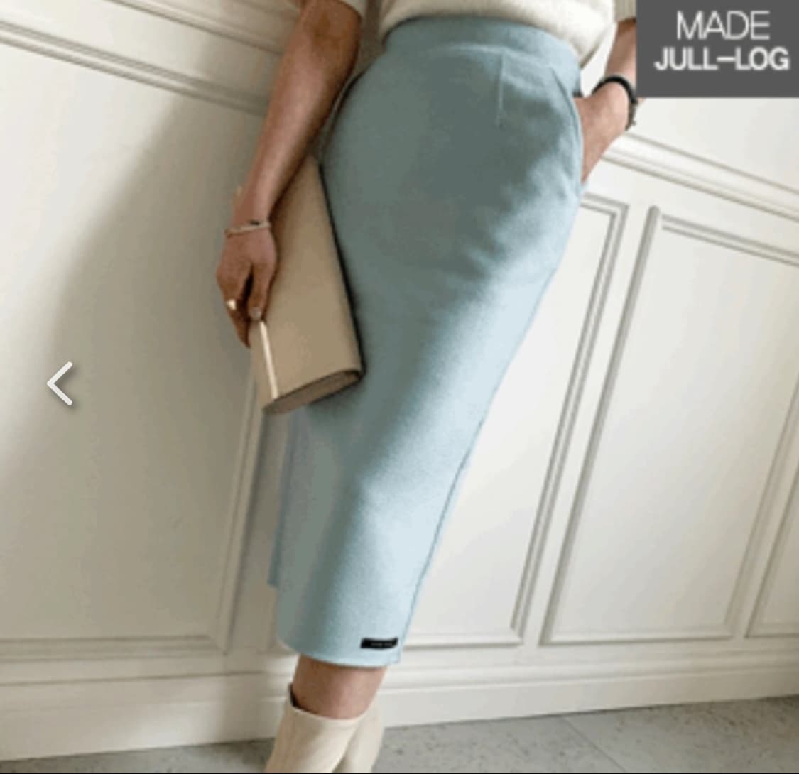 줄로그 새제품 울캐시 핸드메이드 롱스커트 상품이미지4