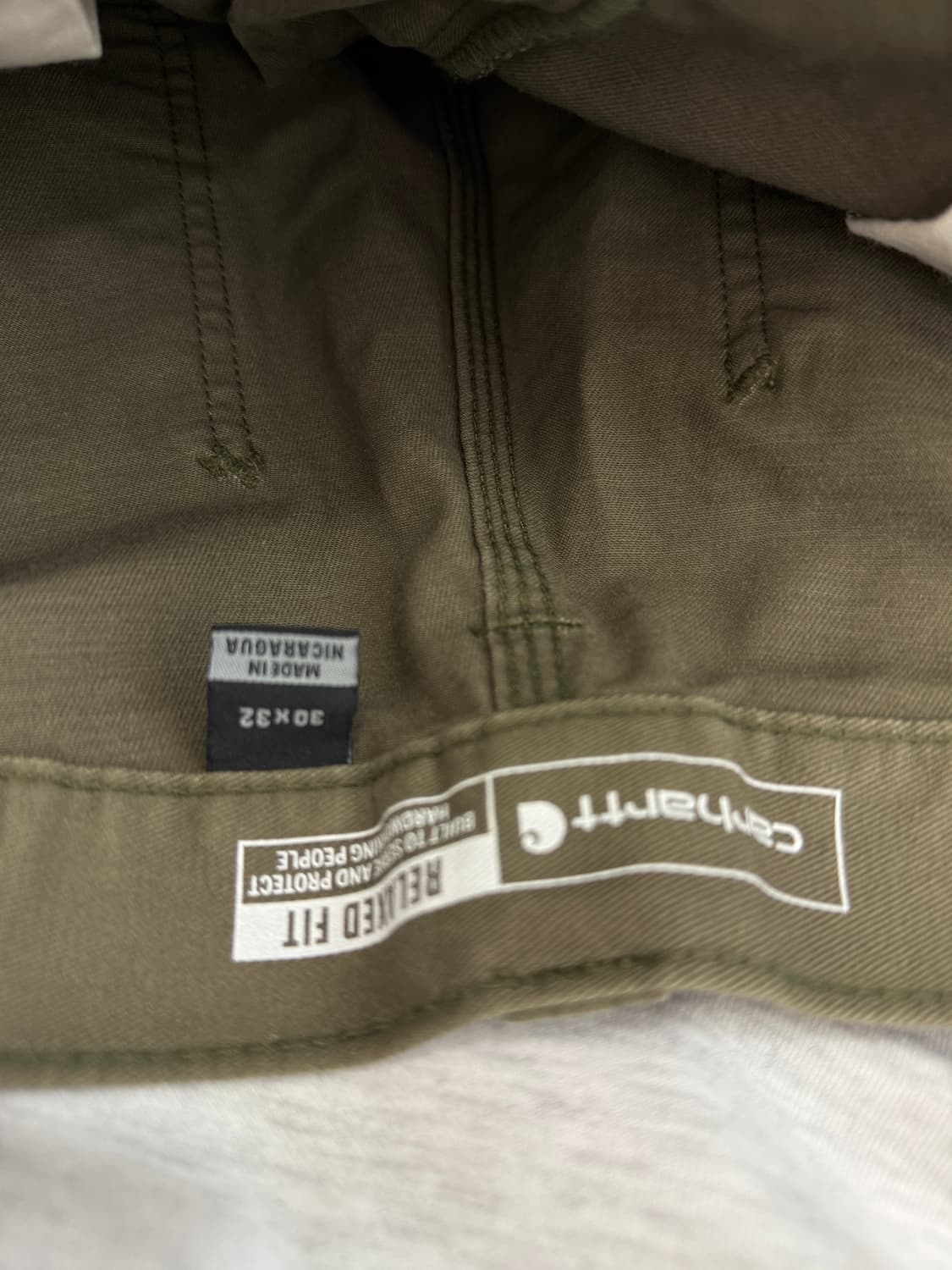 칼하트 카펜터 카고 워크 팬츠 릴렉스핏 상품이미지3