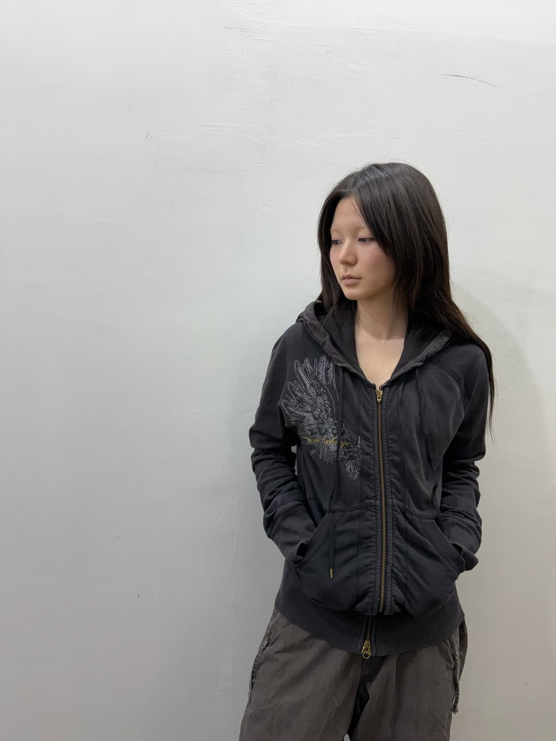 아르마니 익스체인지 그런지 투웨이 후드집업 상품이미지6