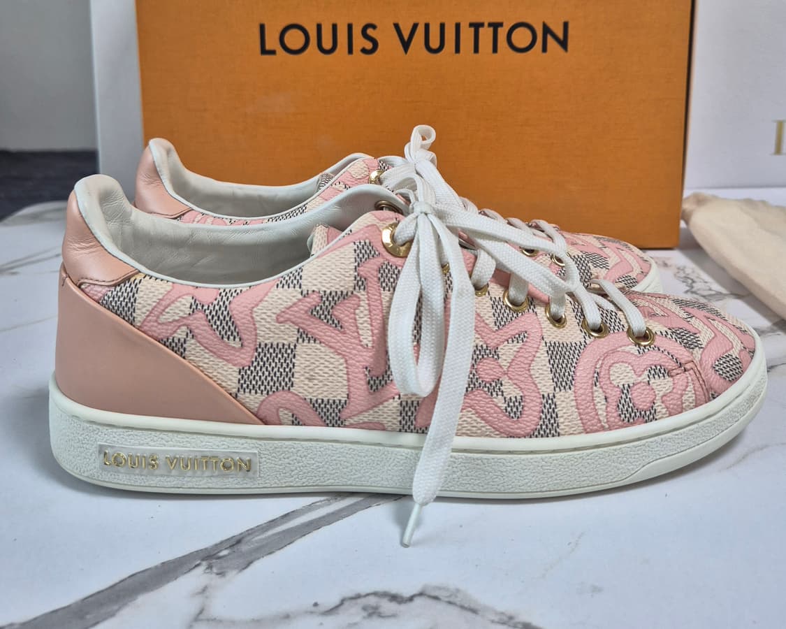 (정품) 루이비통 아주르 타히티엔느 한정판 스니커즈 37.5 상품이미지4