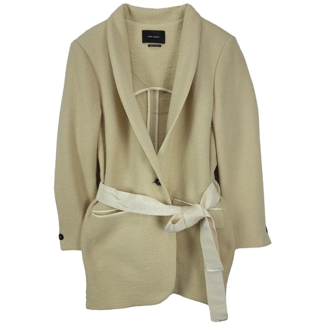 [이자벨마랑] 울 블랜디드 벨티드 모직 코트 자켓 P01489 상품이미지2