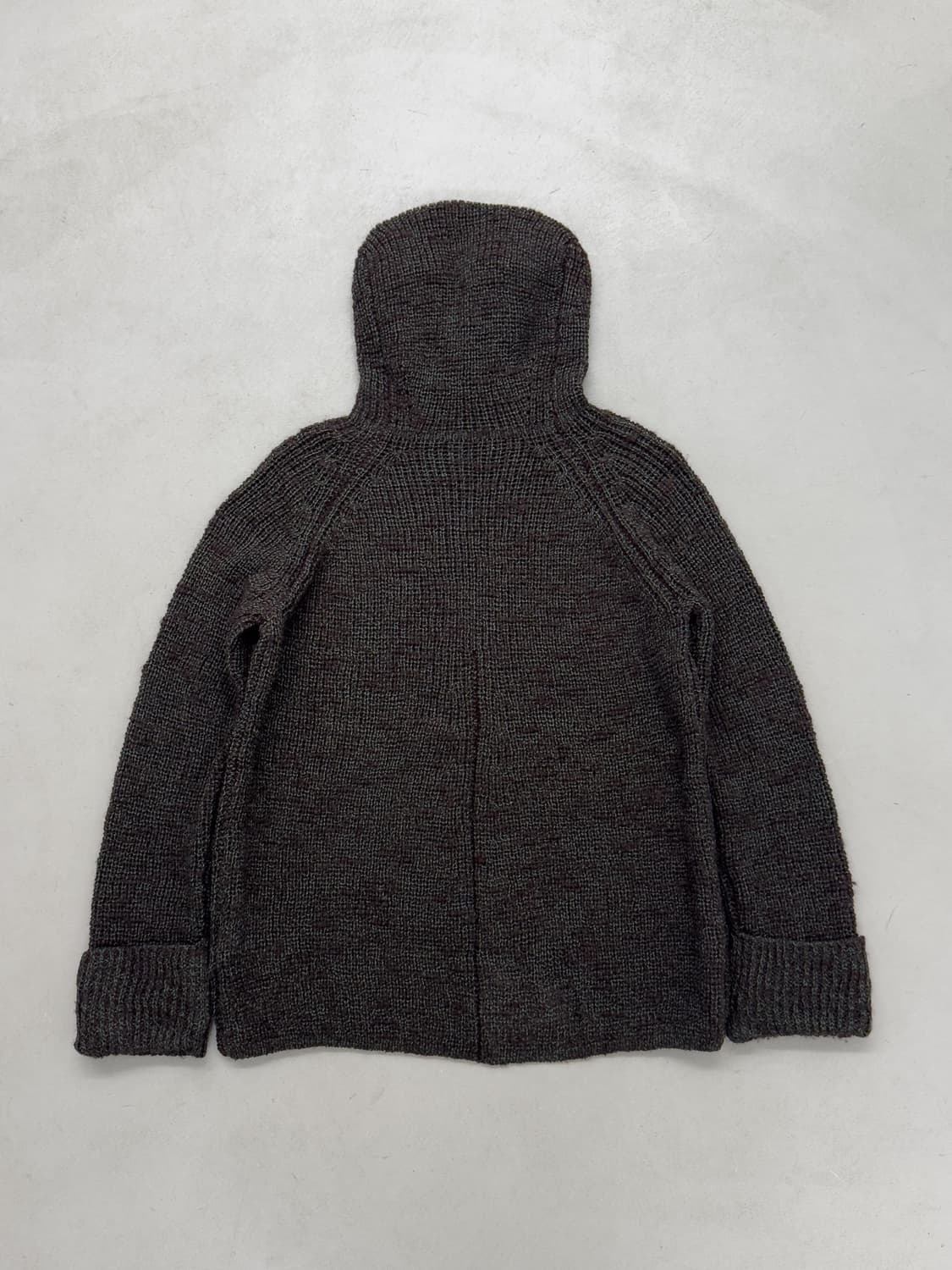 요지야마모토 후드 니트 상품이미지5