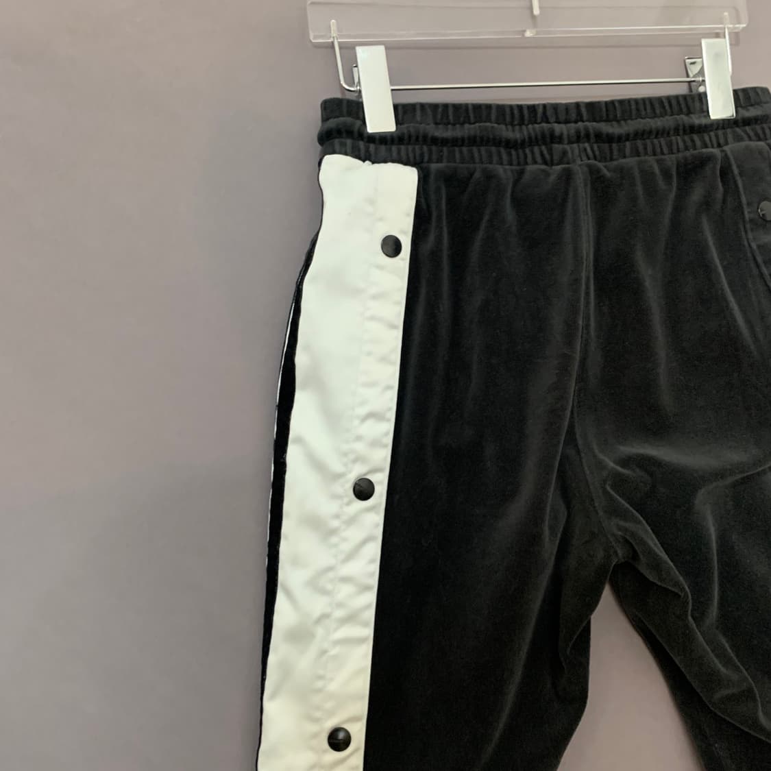 S 아디다스 아디브레이크 벨루어 벨벳 버튼 트랙팬츠 상품이미지5