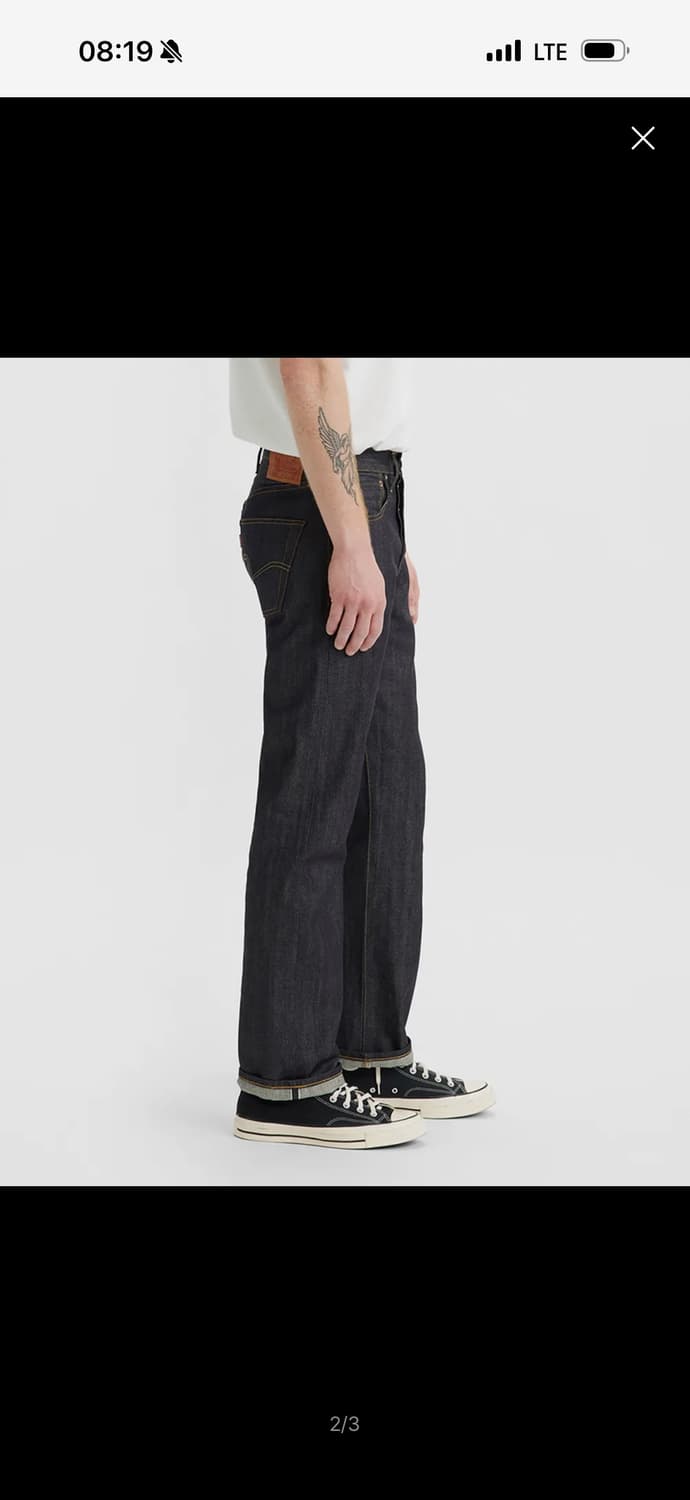 LVC 1947 501 진 리기드 허리 34 인심 86 상품이미지3