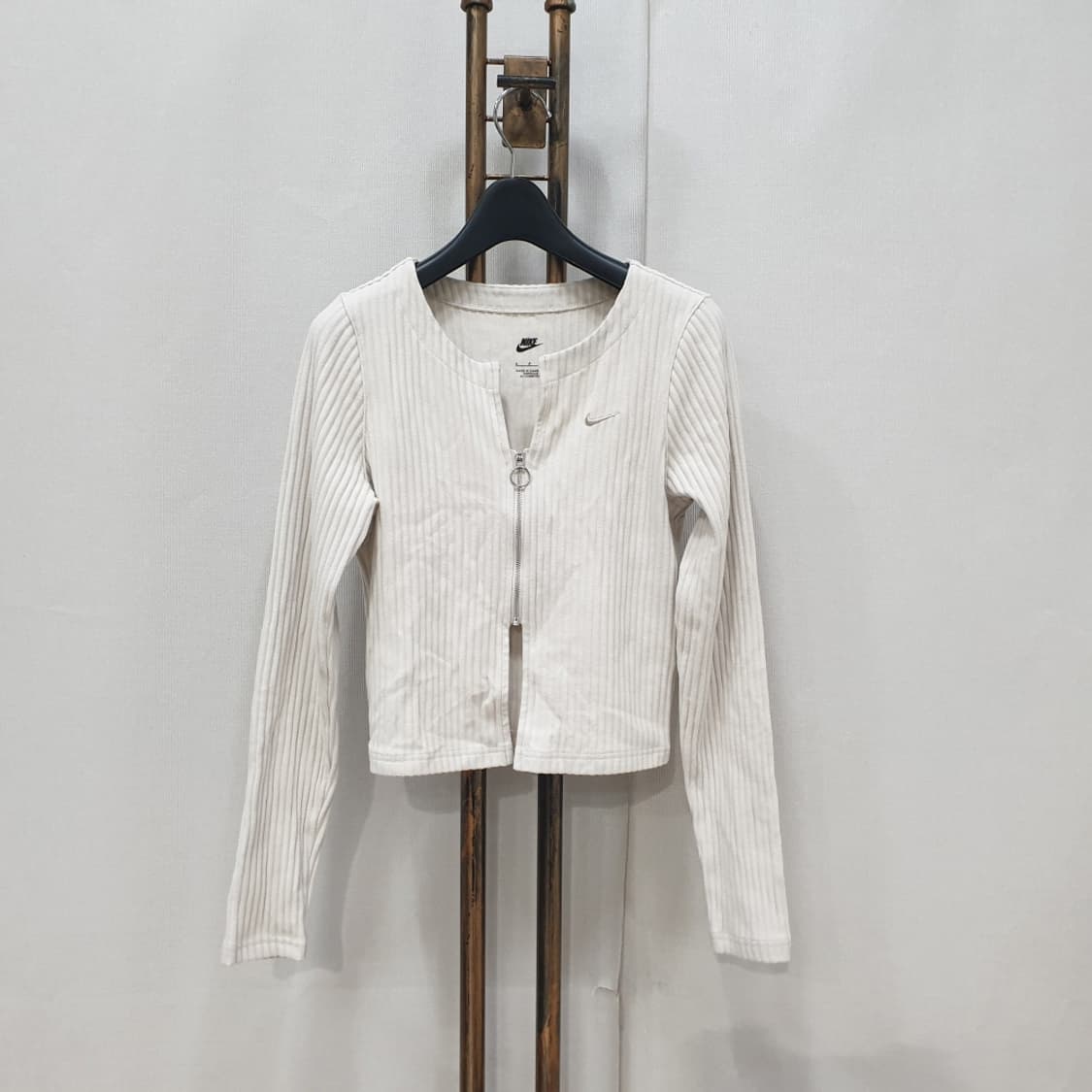 나이키 여성 칠 니트 슬림 풀집 골지 카디건 S 상품이미지1