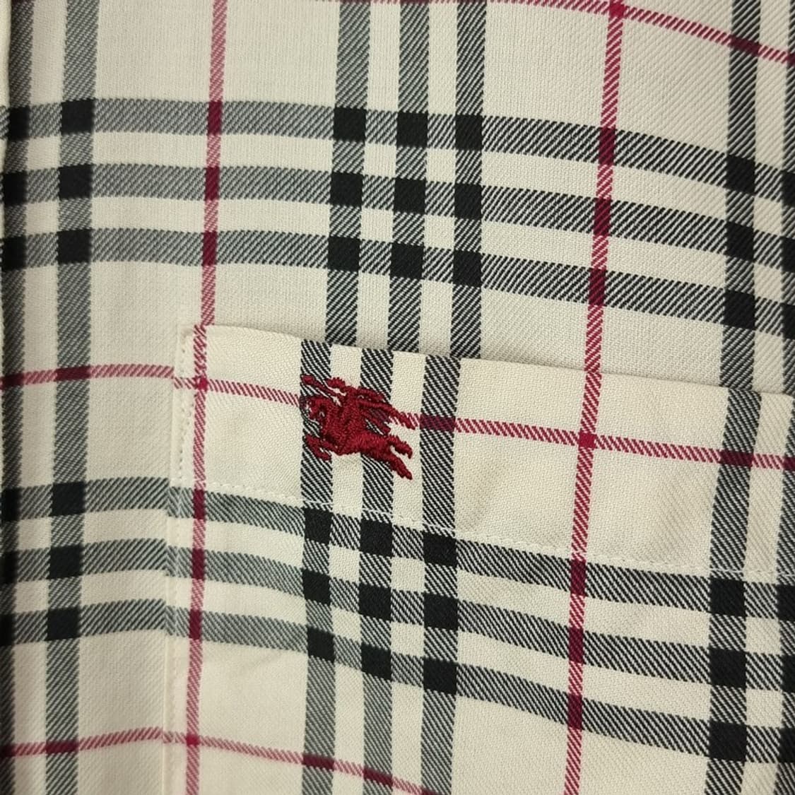 [버버리] 로고 자수 빈티지 체크 셔츠 P01168 상품이미지6