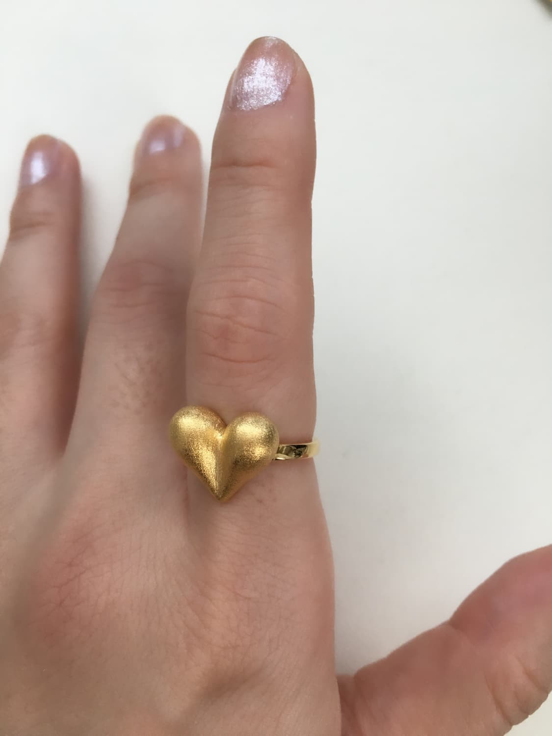 925 하트무광반지 상품이미지8