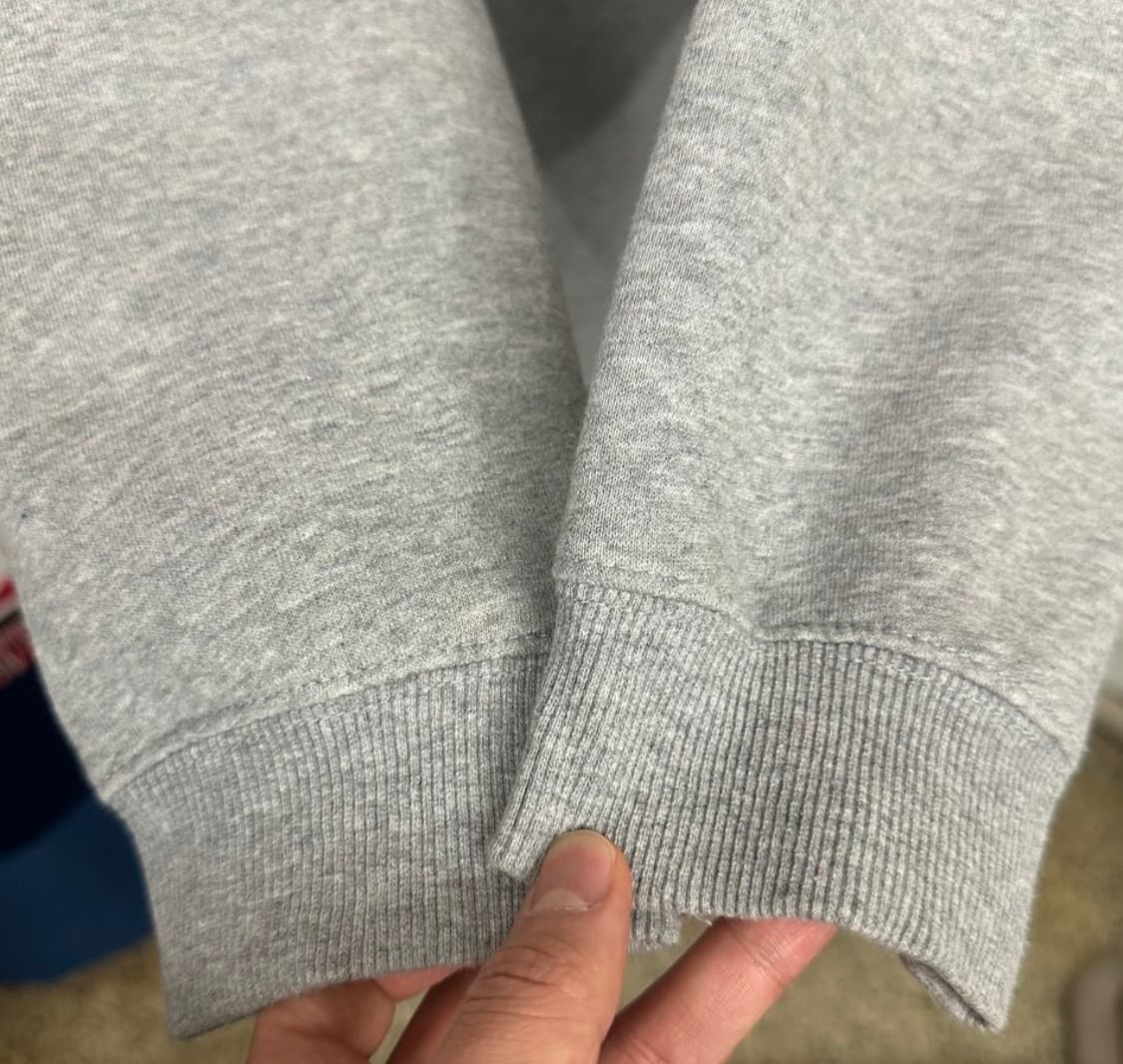 스투시 이집트 후드 후디 그레이 핑크 상품이미지10