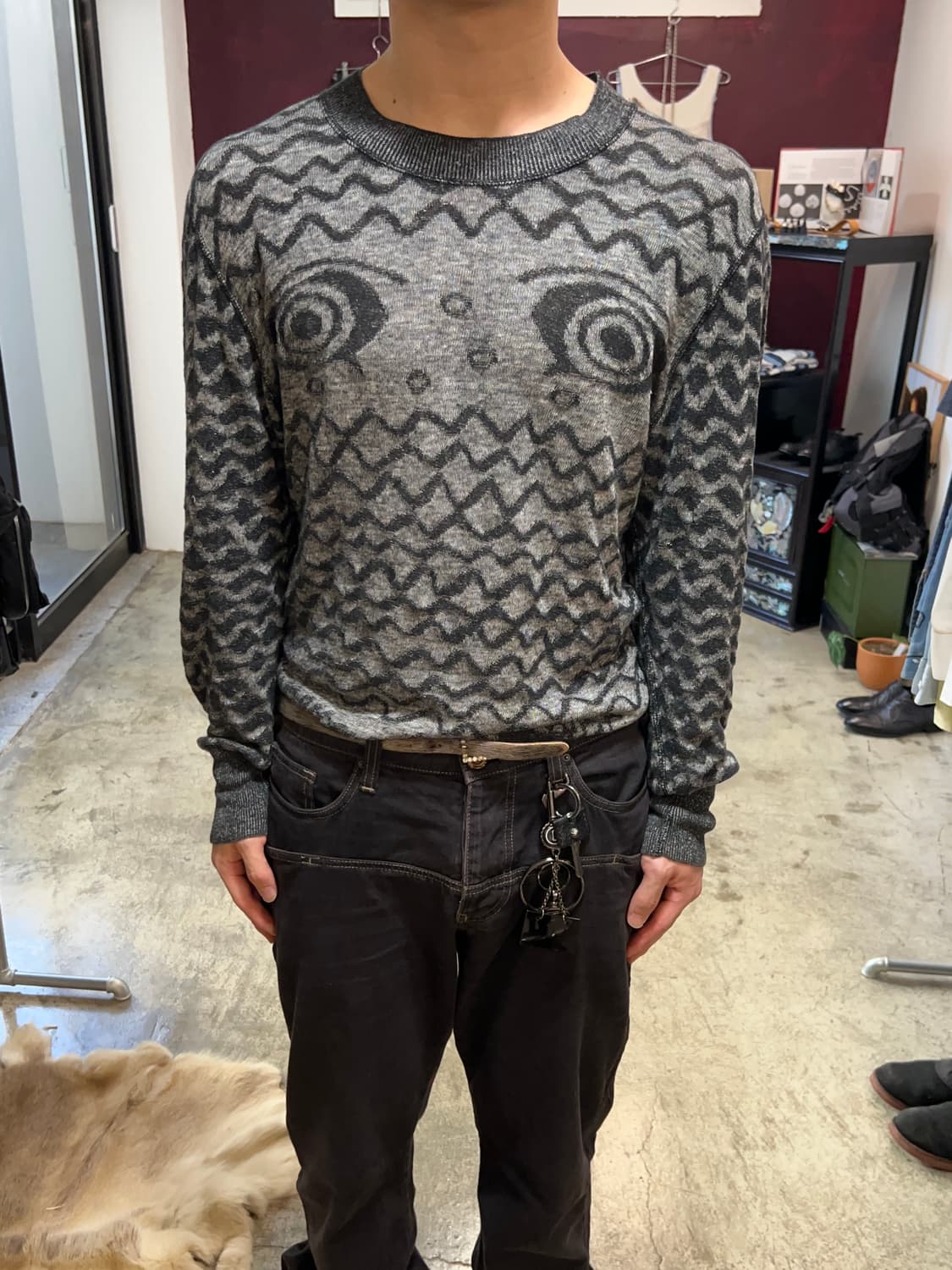 vivienne westwood (비비안웨스트우드) 웨이브 니트 상품이미지1