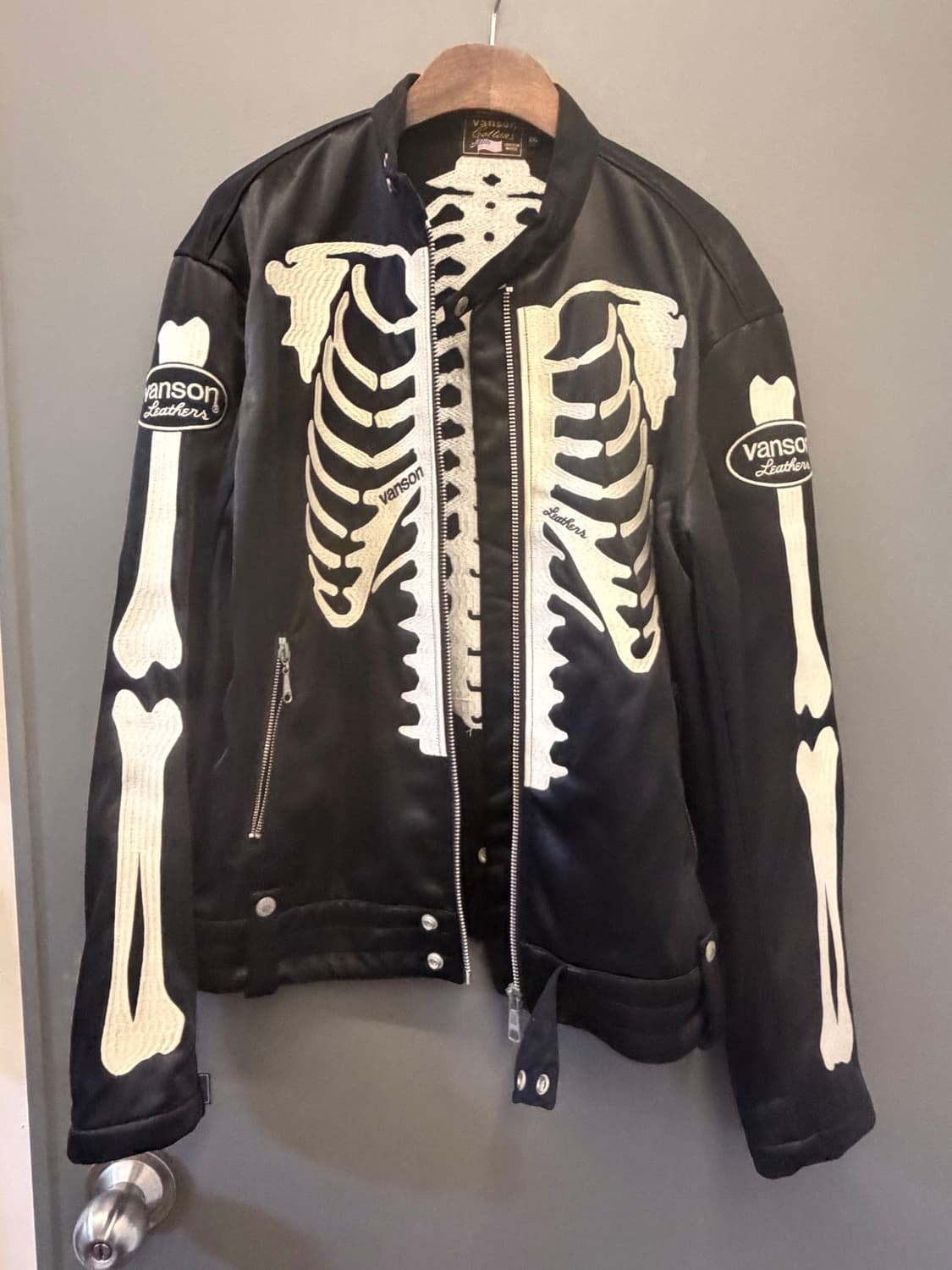 Vanson Leathers 스켈레톤 라이더 자켓 상품이미지7