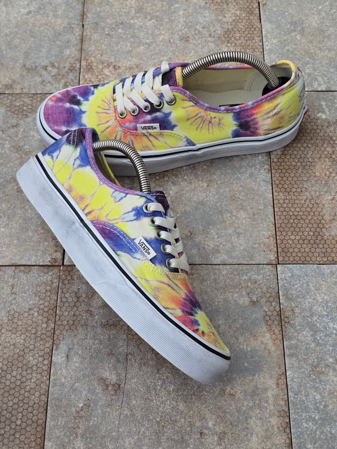 (250)반스 워시드 타이다이 어센틱  상품이미지6