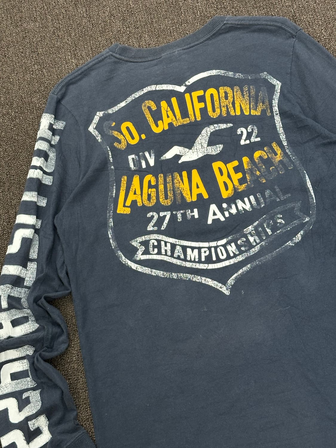 S)홀리스터 빈티지 네이비 그래픽 롱슬리브 상품이미지9