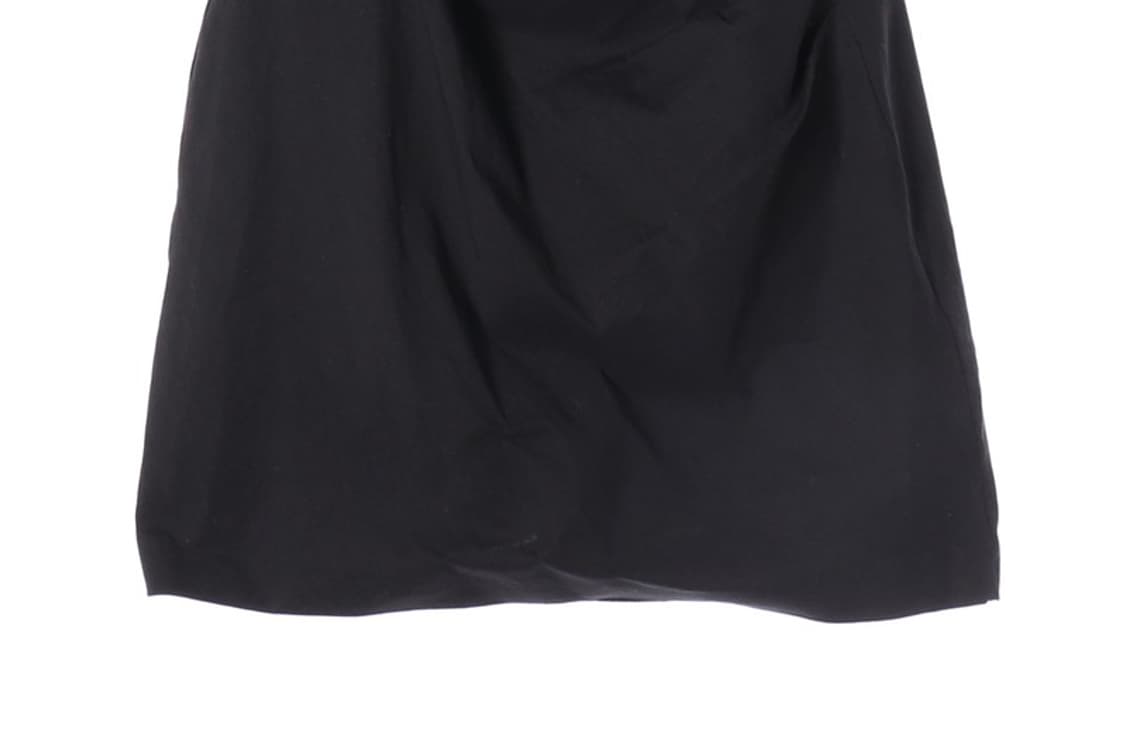 ZARA 비즈 스트랩 셔링 리넨 미니 원피스 블랙 L 상품이미지5