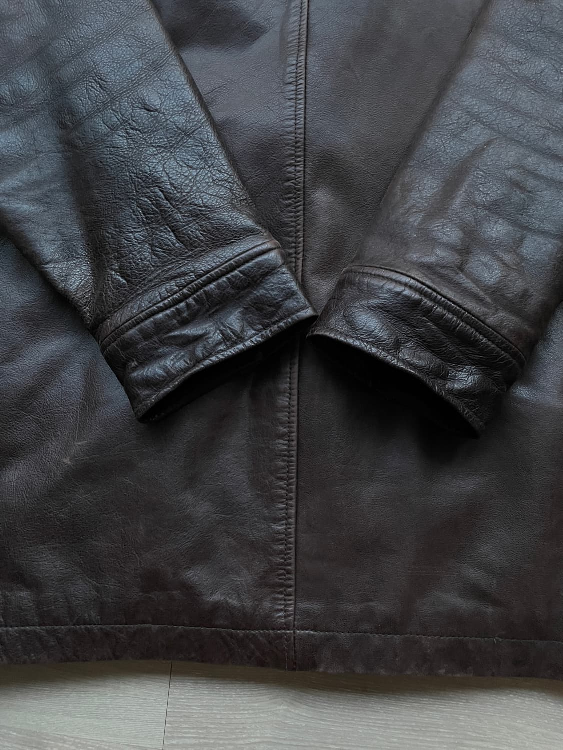 90s 올드갭 레더 카코트 브라운 gap carcoat 상품이미지9