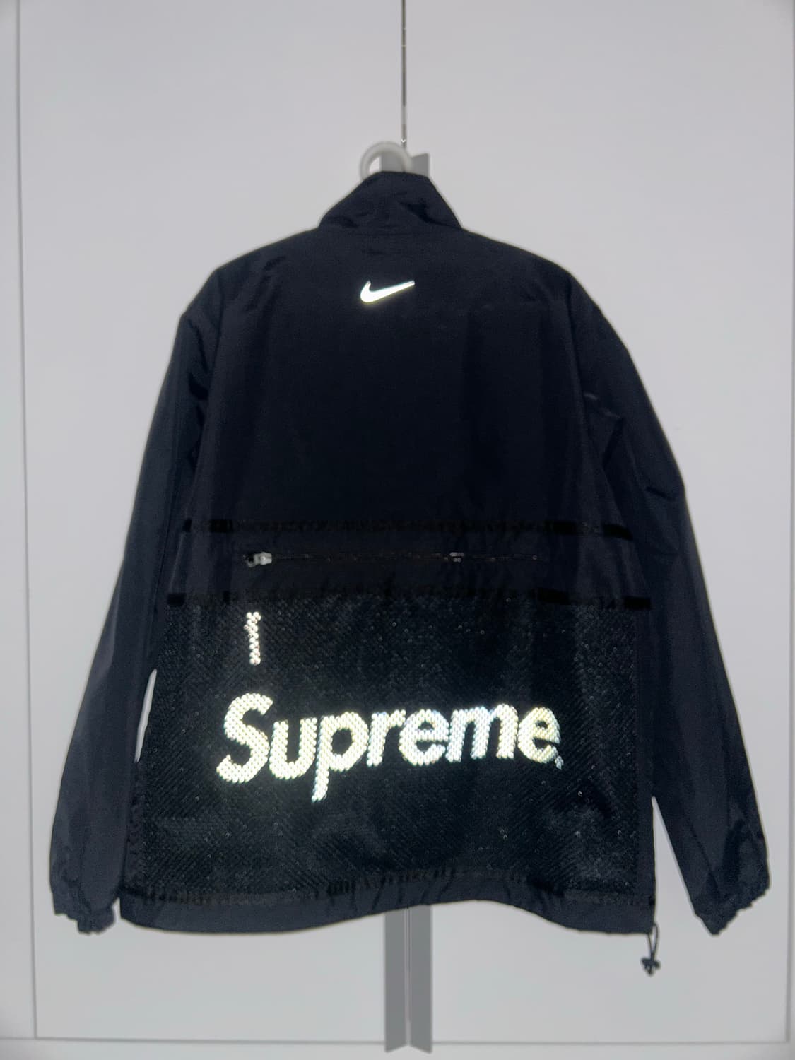 나이키 x 슈프림 트레일 자켓 블랙 L 상품이미지4