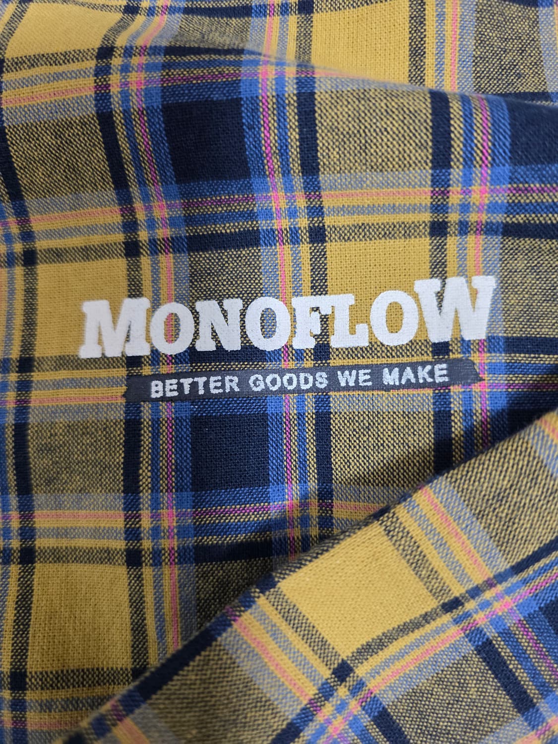 모노플로우 체크 셔츠 M 상품이미지3