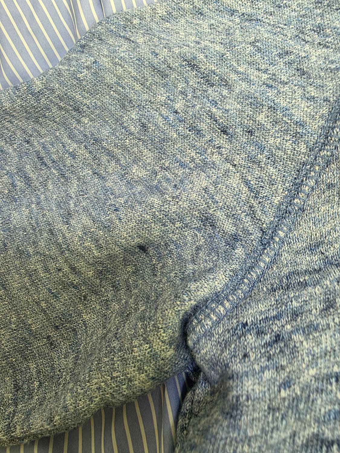 ATHÉ Vanessa Bruno 아떼 바네사브루노 멜란지 블루 후드 니 상품이미지6