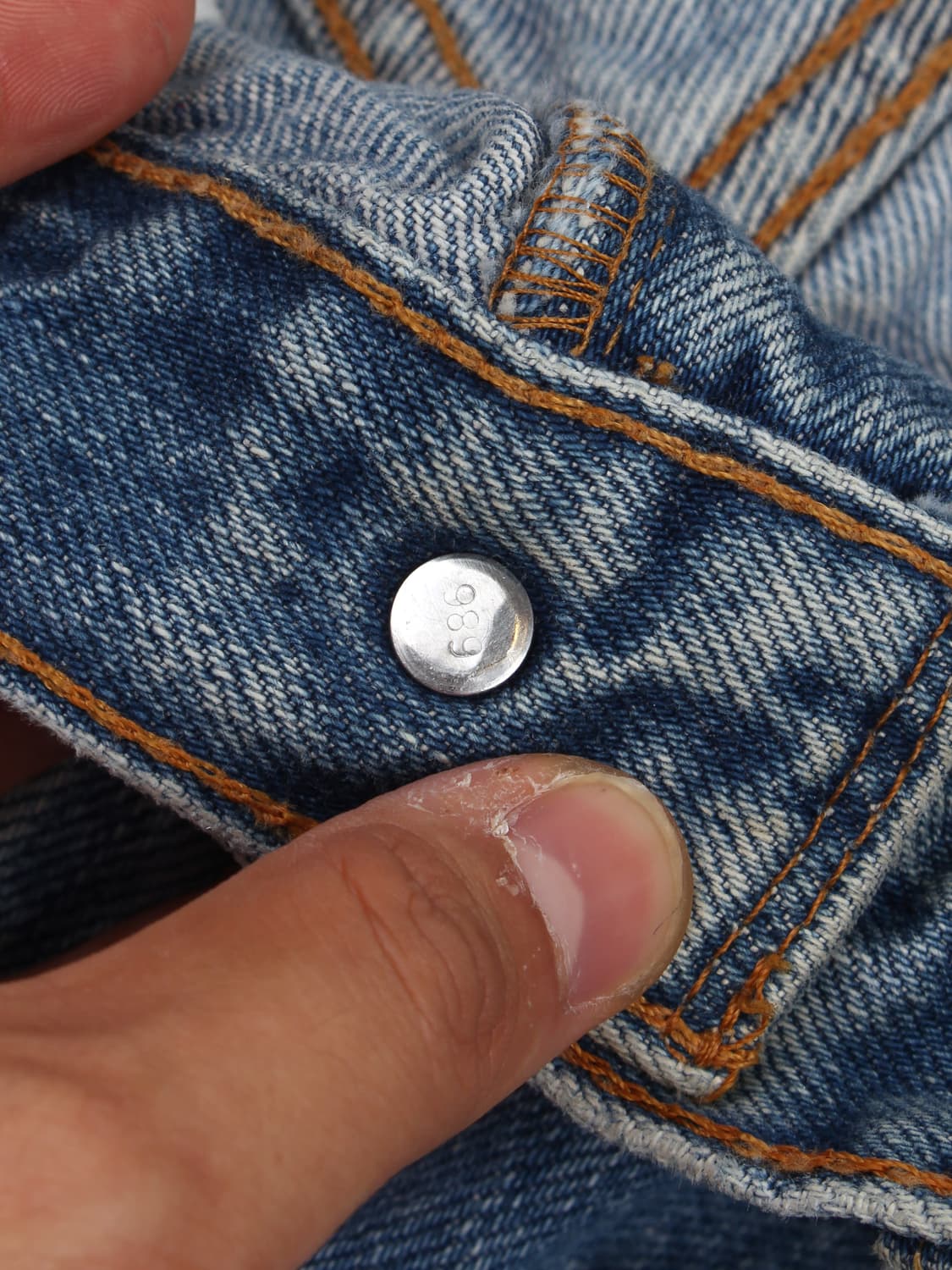 2002 LEVI'S 550 Denim Pants (34) (made i 상품이미지4