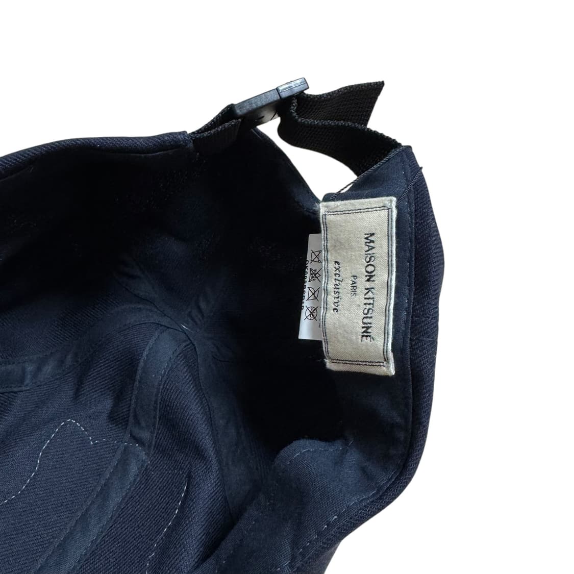 메종키츠네 태극기 여우 네이비 볼캡 상품이미지6