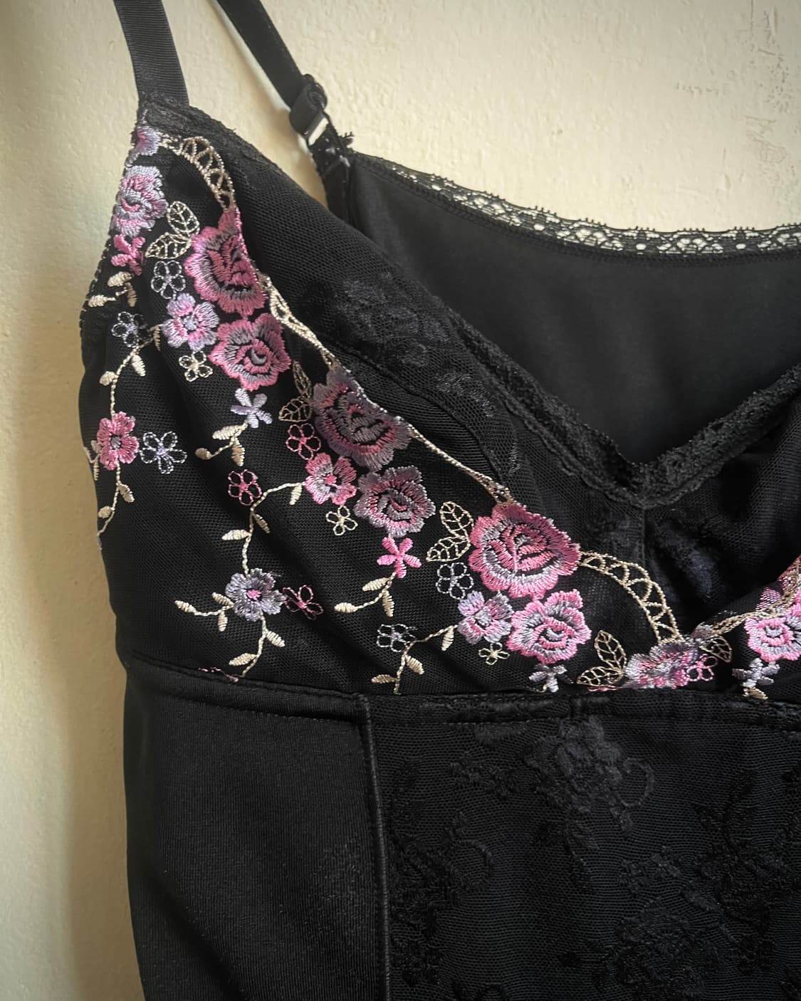 Japanese Vintage Floral Lace Bralette 상품이미지6