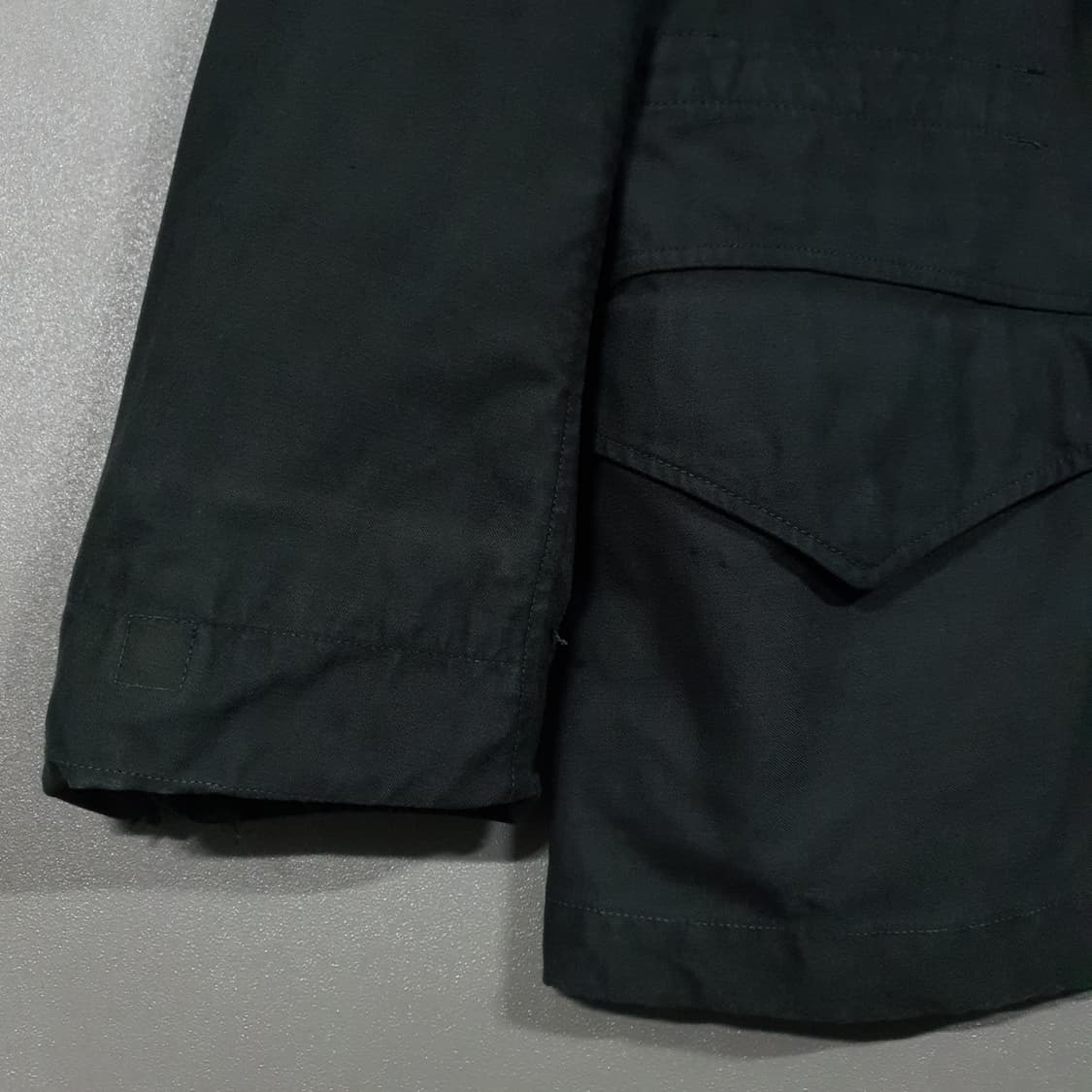 실측 L) 80s 미군 USA 2세대 오리지널 M65 필드 자켓 스몰 숏 상품이미지3