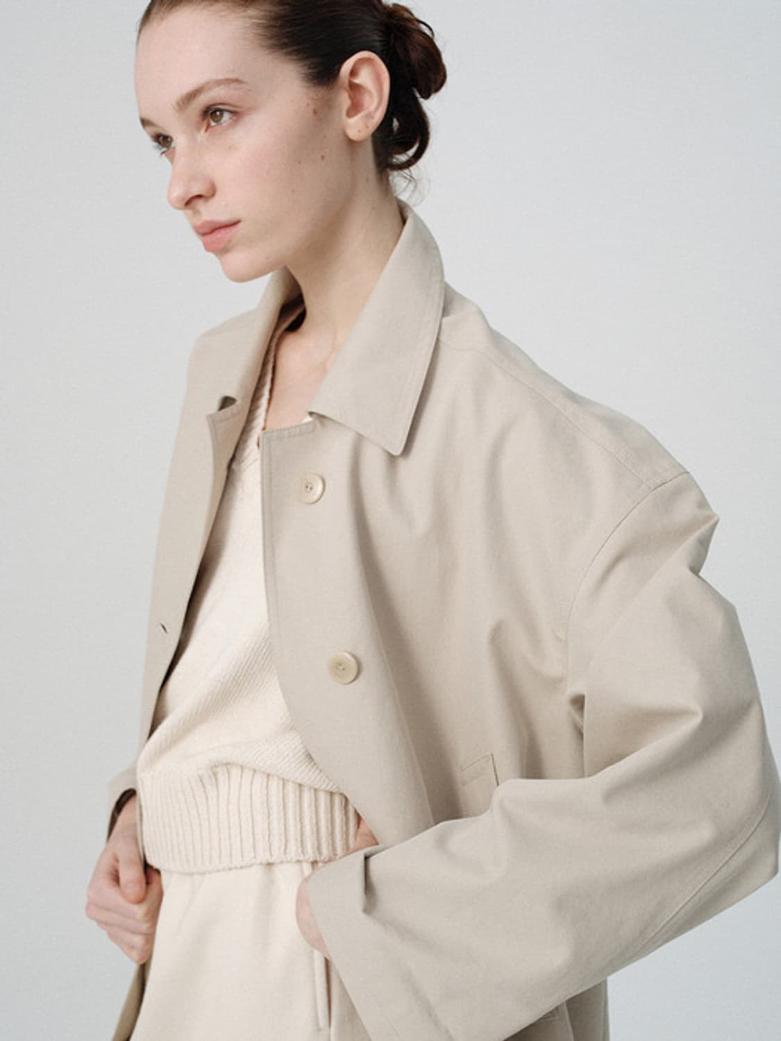 낫띵리튼) Harri mac coat (Beige) 상품이미지3
