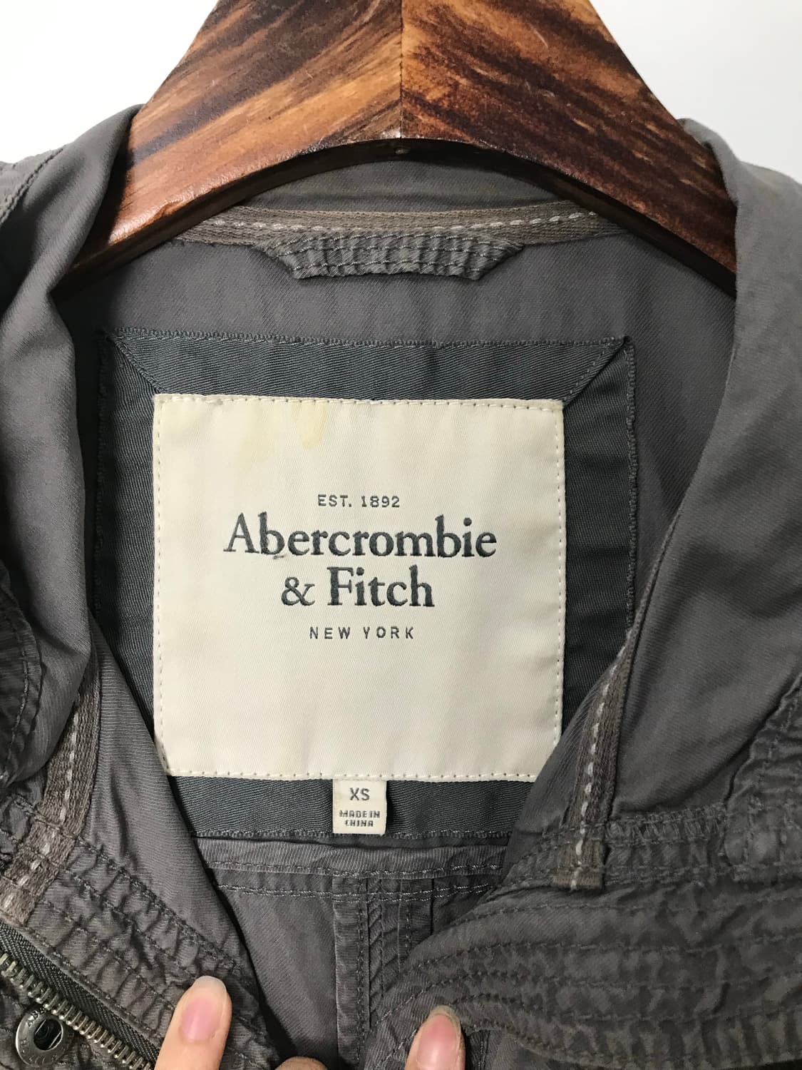 아베크롬비 먹색 포켓 야상 자켓 상품이미지5