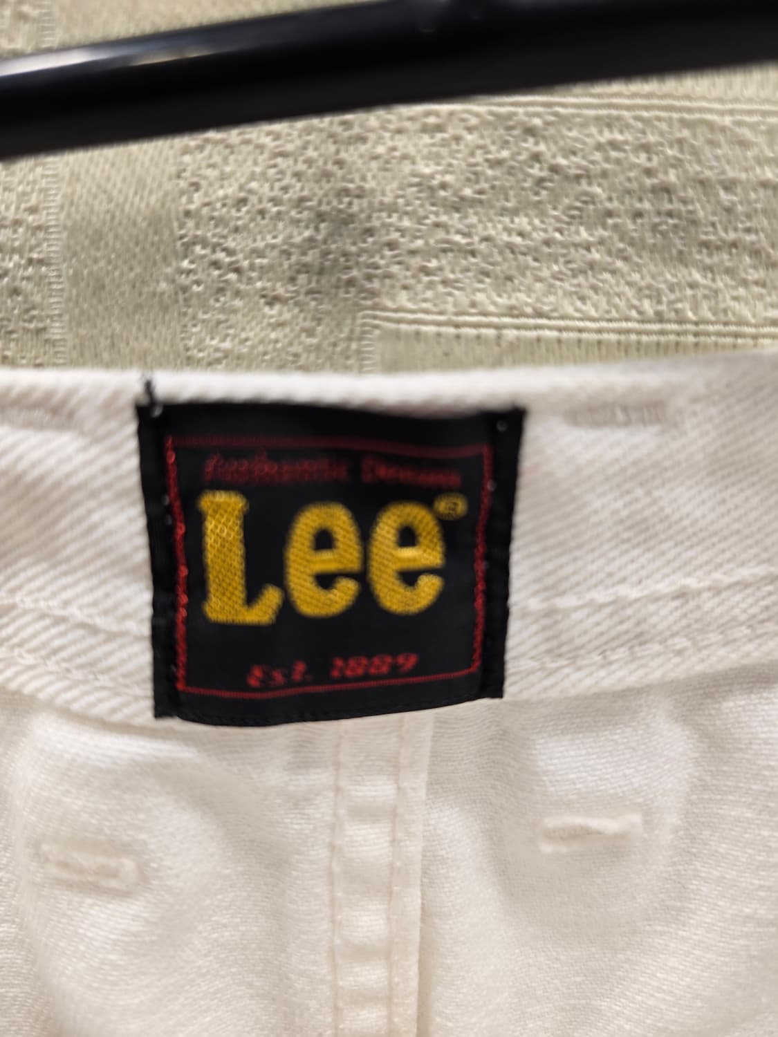 리 LEE 화이트 흰청치마 데님스커트 28~29 상품이미지6
