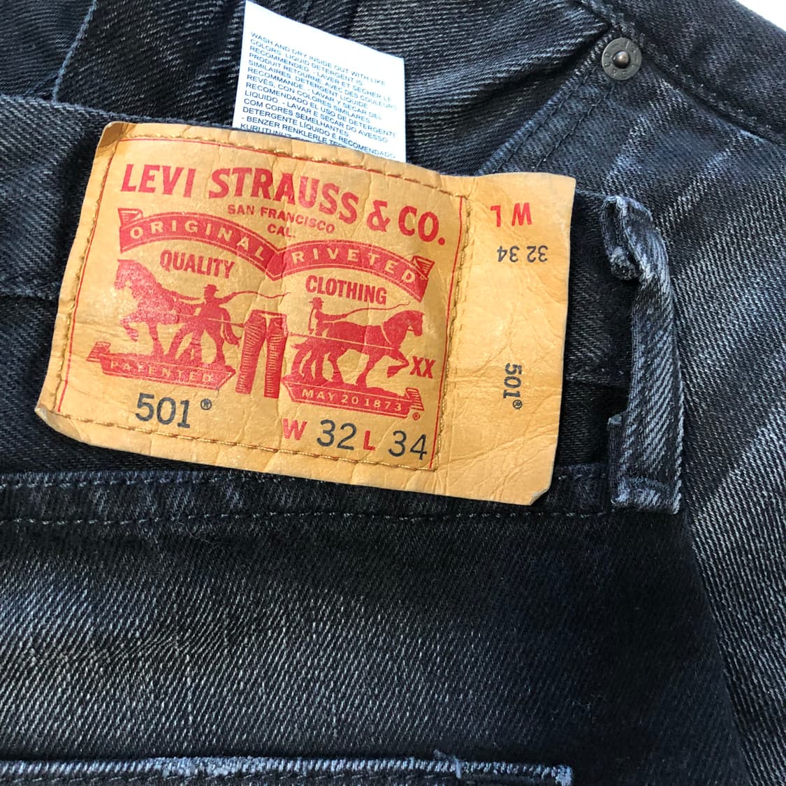 리바이스 501 컷오프 데님팬츠 상품이미지9