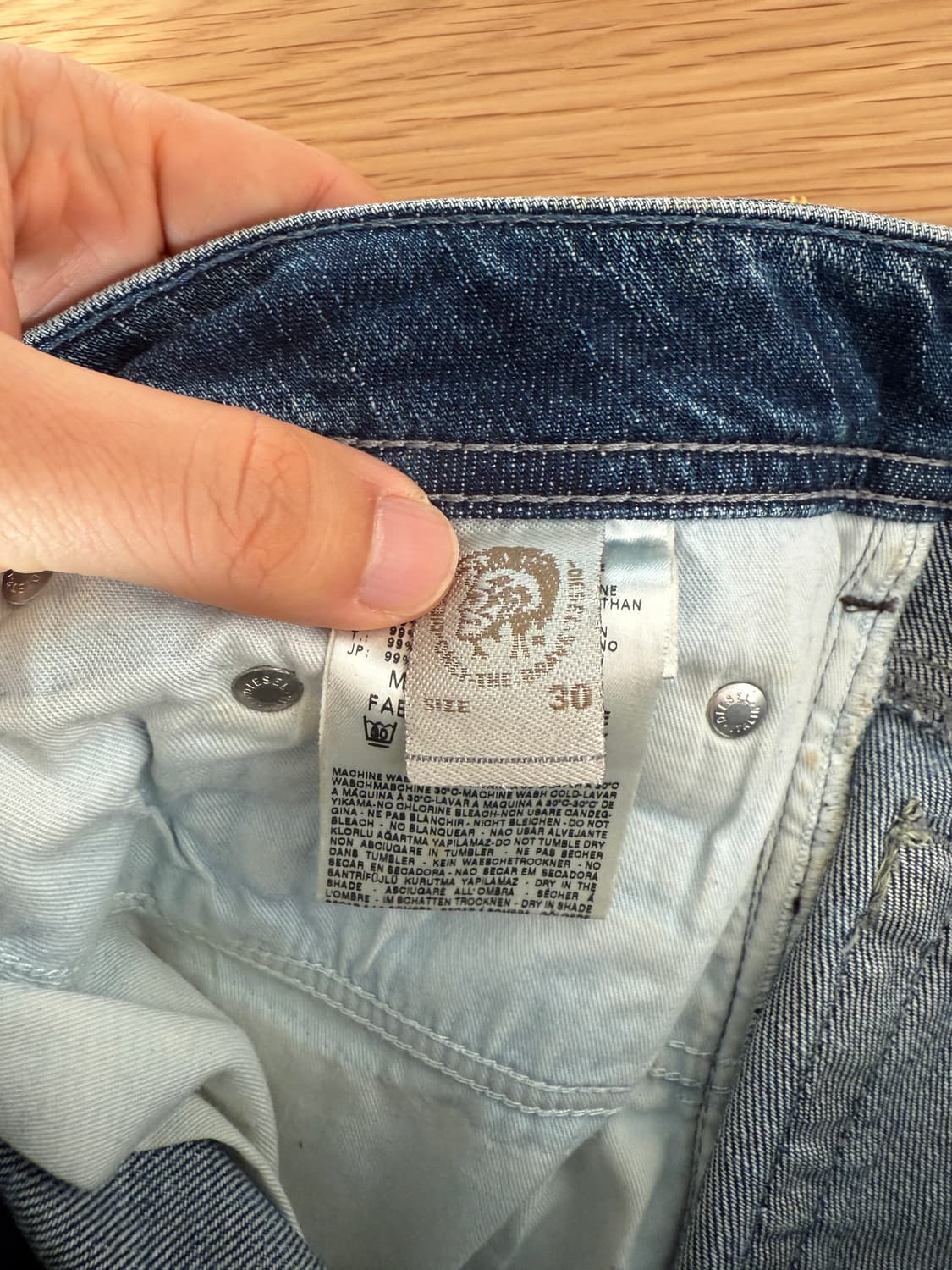 디젤(DIESEL) ZATINY 데님 팬츠 상품이미지10