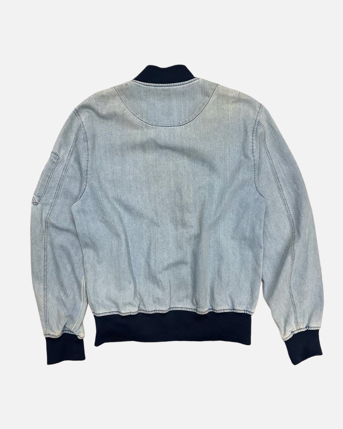 washed denim bomber jacket 상품이미지4