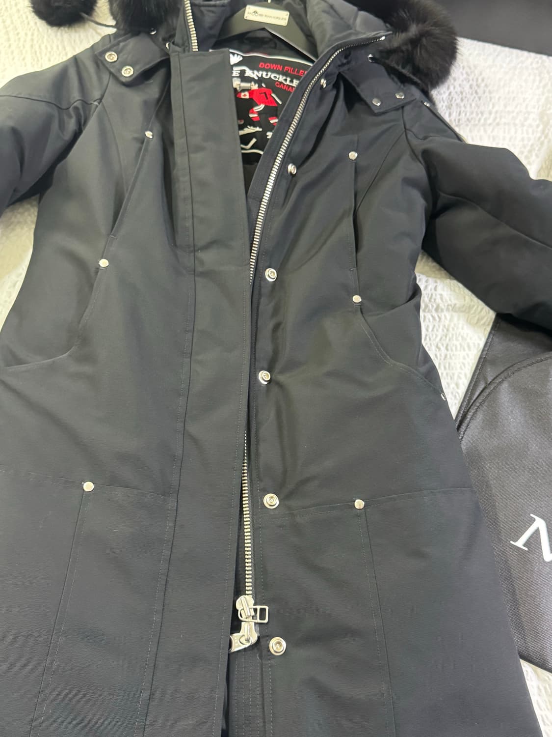 무스너클 여성 스틸링 블랙퍼 롱패딩 파카 패딩 상품이미지6