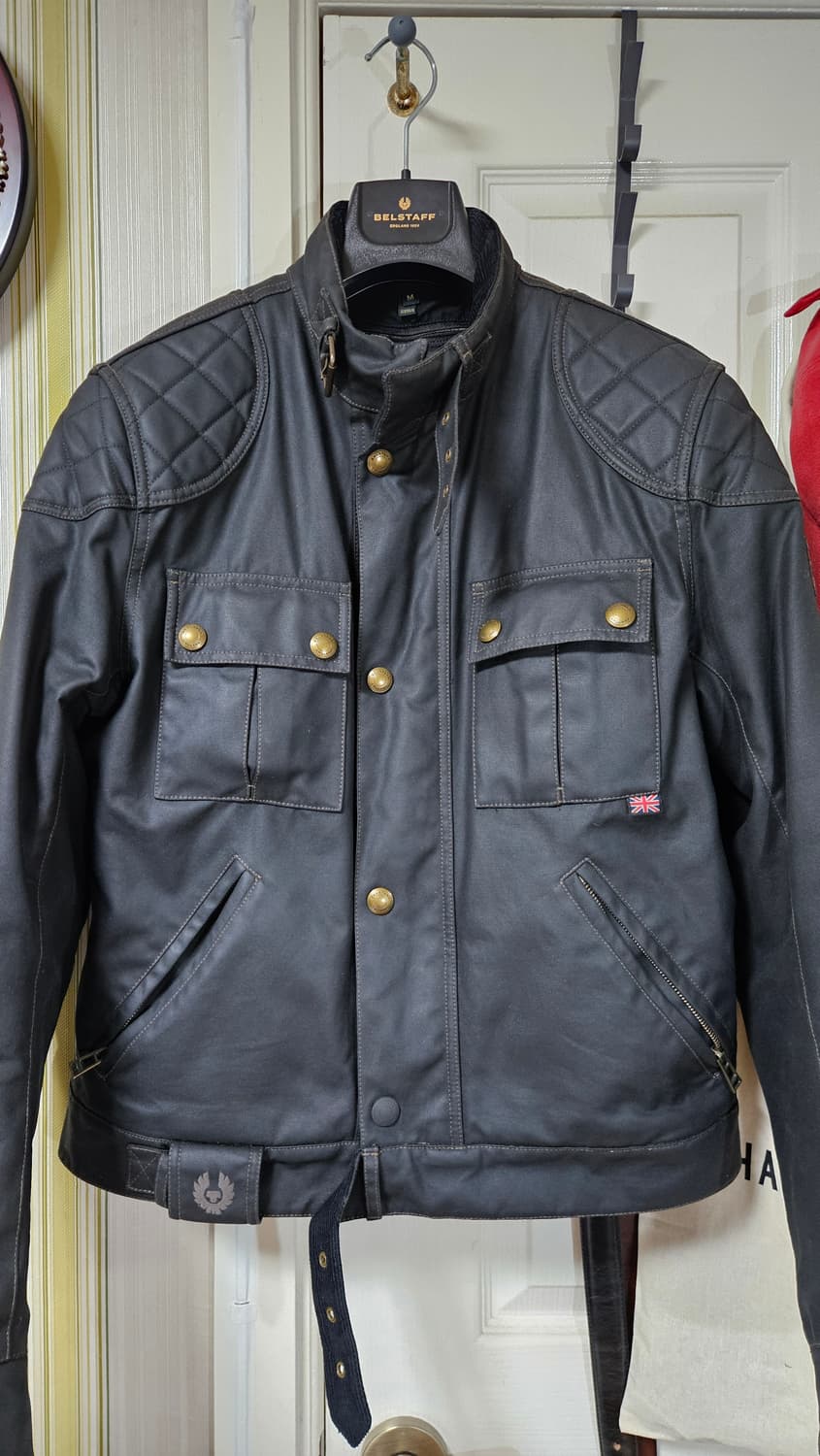 벨스타프 브룩랜즈 왁스자켓 블랙 M 상품이미지1