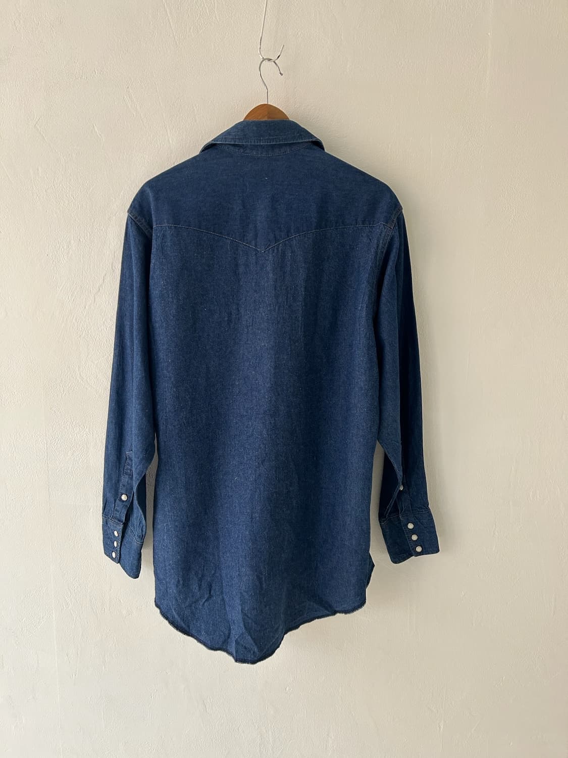 90s vtg WRangler Denim Western shirt. 상품이미지9