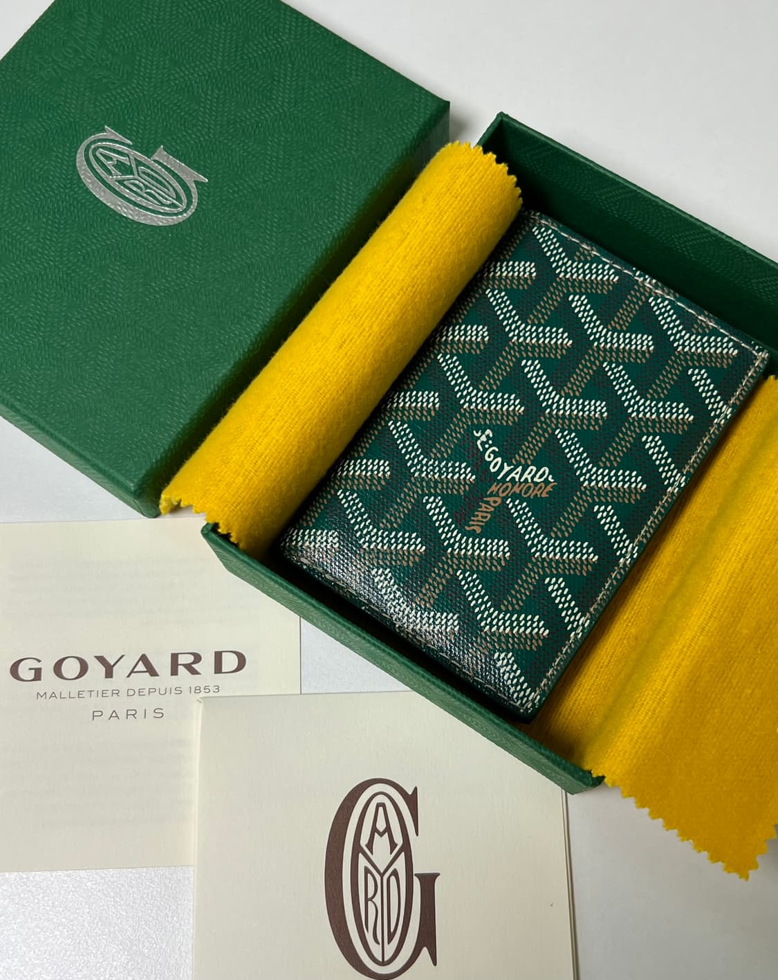 [정품] 고야드 생피에르 카드 홀더 그린 상품이미지1