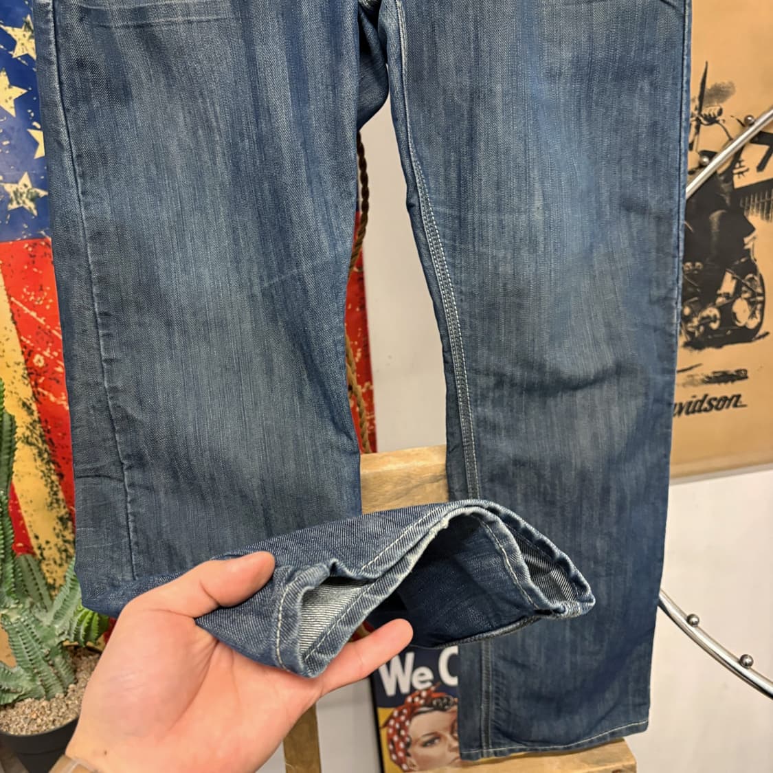 리바이스 514 워크웨어 페이딩 슬림 스트레이트 데님팬츠 N188 상품이미지4