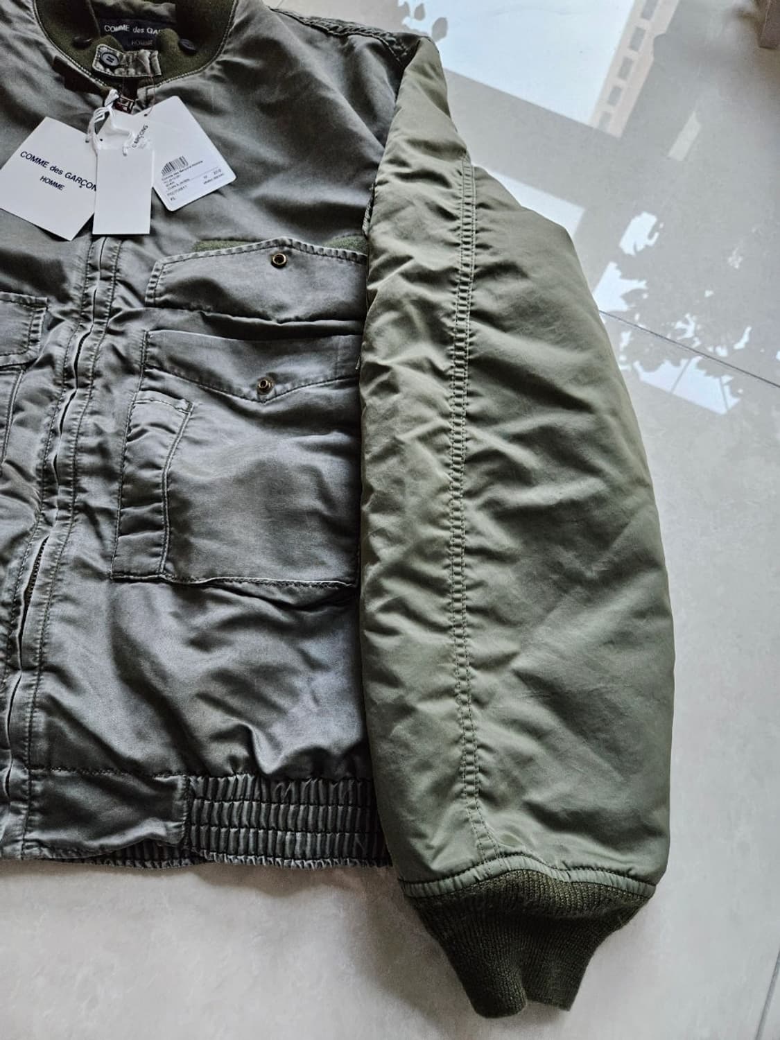 꼼데가르송 옴므 나일론 봄버 L 상품이미지3