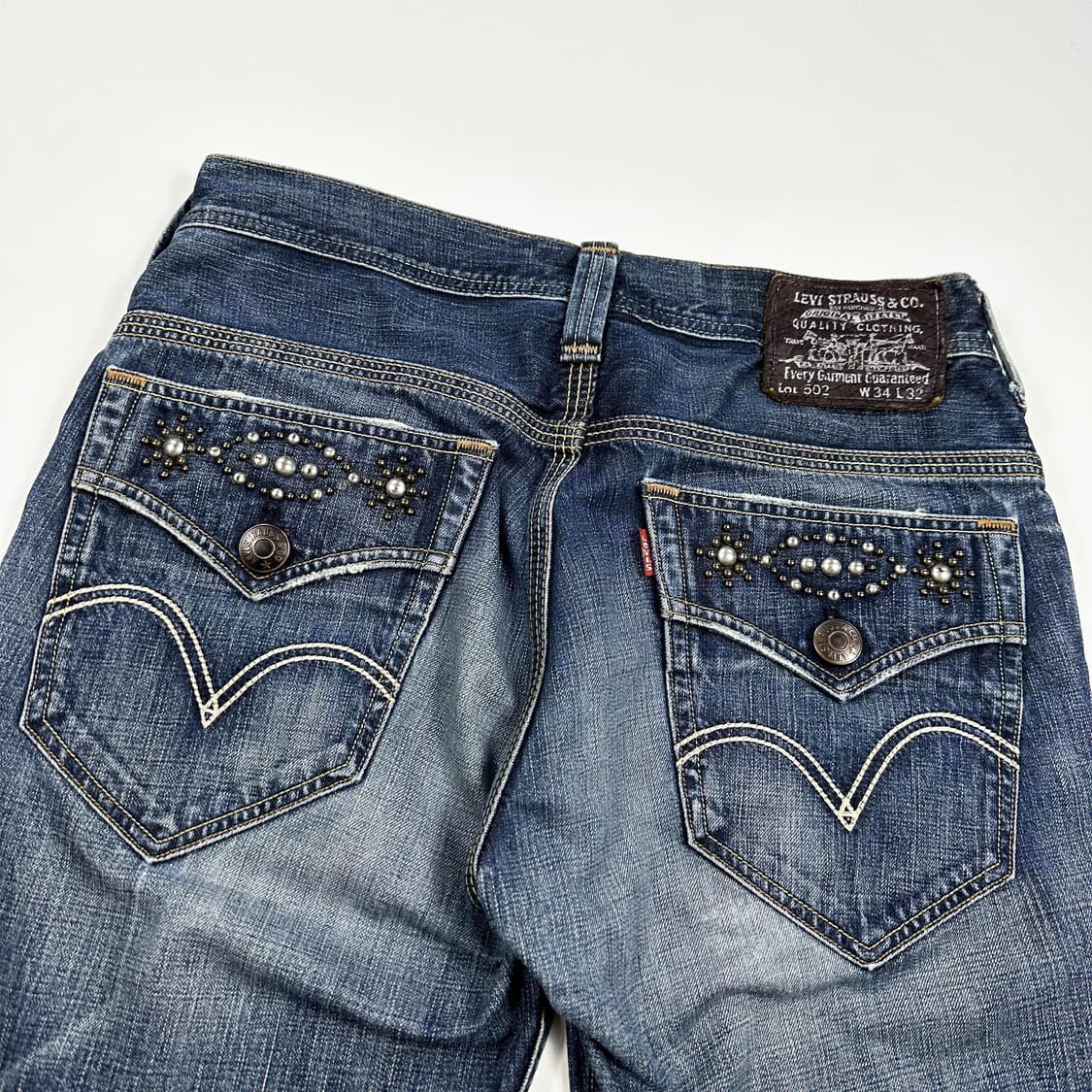 리바이스 502 오리지널 워싱 데님팬츠 (34인치) 상품이미지5