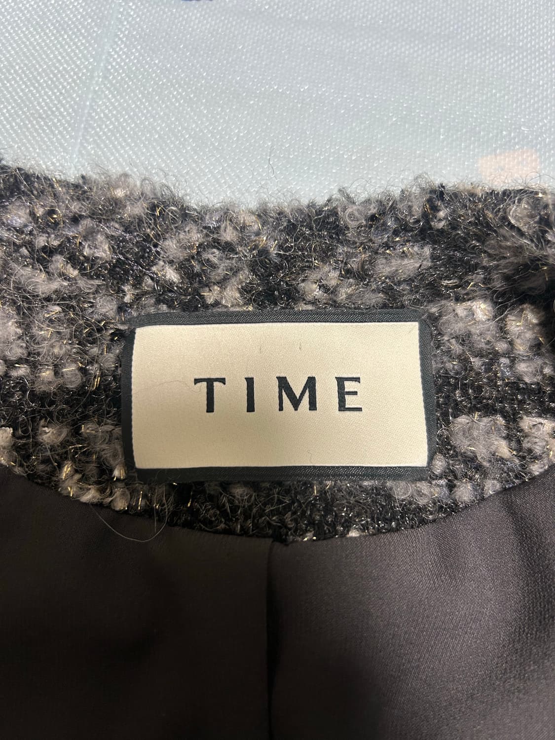 한섬) 타임 트위드 자켓 다크그레이 상품이미지3