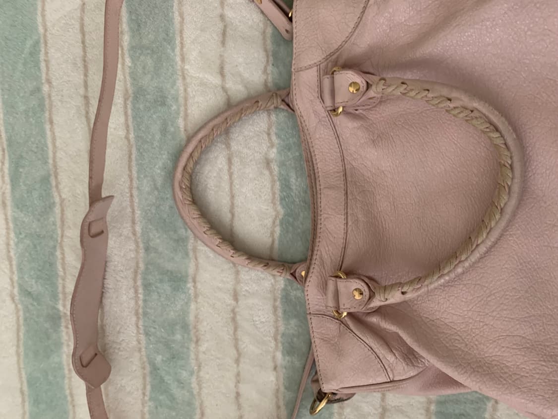 발렌시아가 모터백 시티백 핑크 가방 상품이미지9