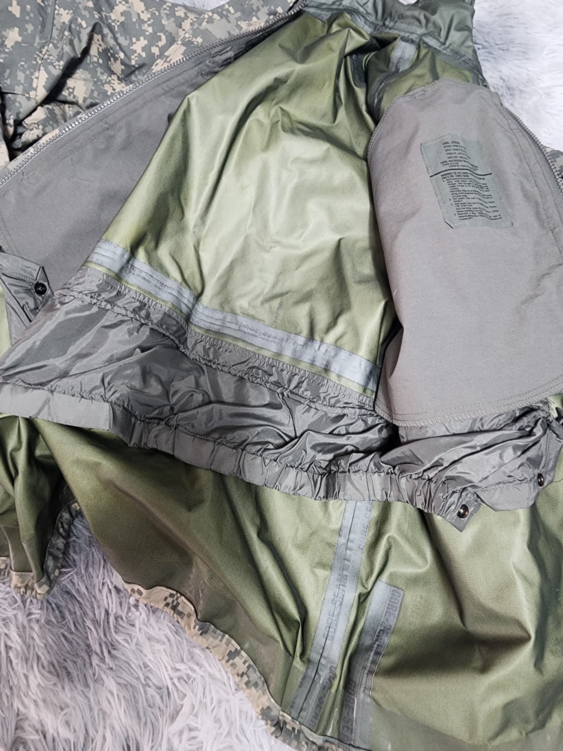 미군 ACU 고어텍스 방한 파카 L-R 새상품 상품이미지3