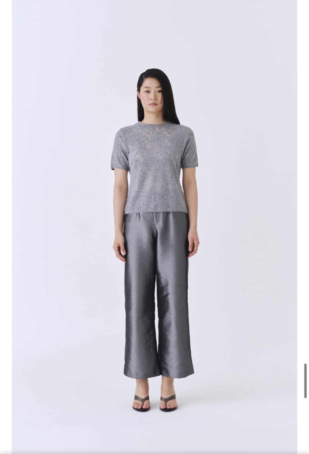 포코포스카 SILKY STRAIGHT TROUSERS 상품이미지2